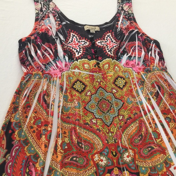 ONE WORLD Black/Floral Maxi Dress, Size Medium - Picture 2 of 8